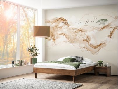 HASENA - Lit Leandro en Noyer massif