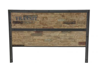 Tête de lit Industry en hevea 100% massif. Meuble de qualité.