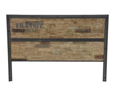 Tête de lit Industry en hevea 100% massif. Meuble de qualité.