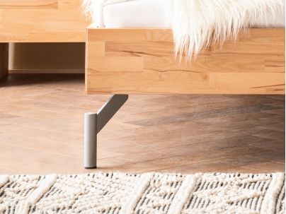 Lit Nicolo en hêtre massif | Le Monde du Lit