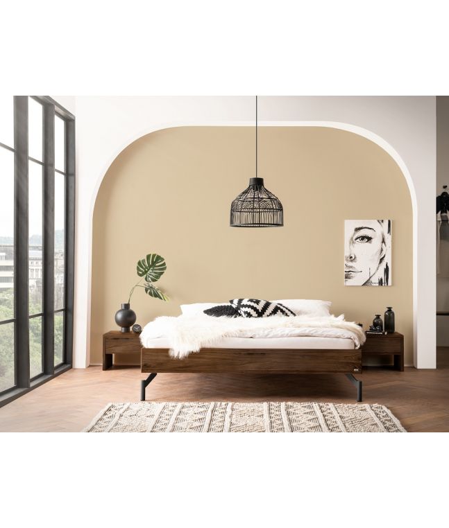 HASENA - Lit Nicolo en Noyer massif