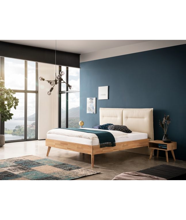 HASENA - Lit Mira en hêtre massif