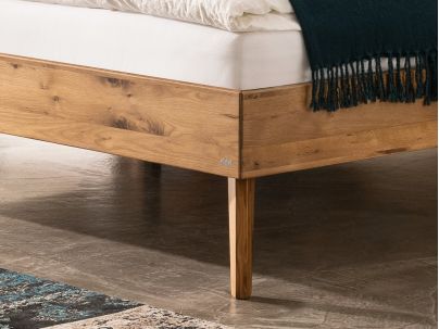 Lit Mira en chêne massif | Le Monde du Lit