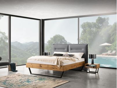 HASENA - Lit Marisa en chêne massif