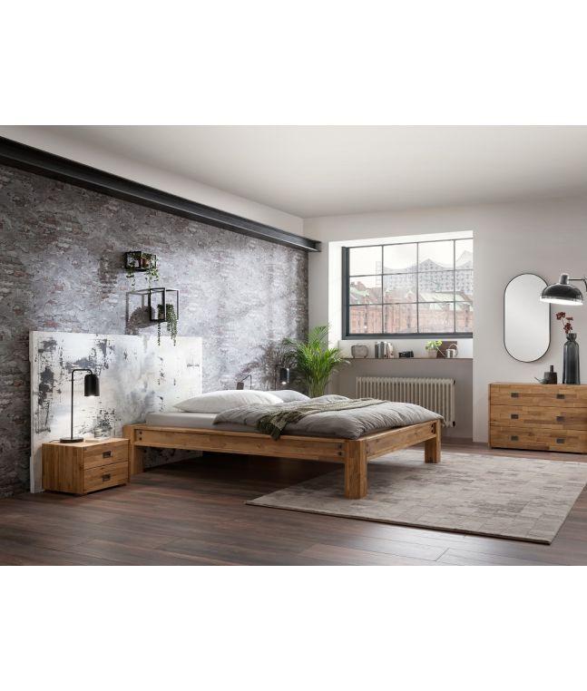 HASENA - Lit San Stefano en chêne massif