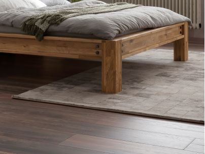 Lit San Stefano en chêne massif recyclé | Collection Factory | Le Monde du Lit