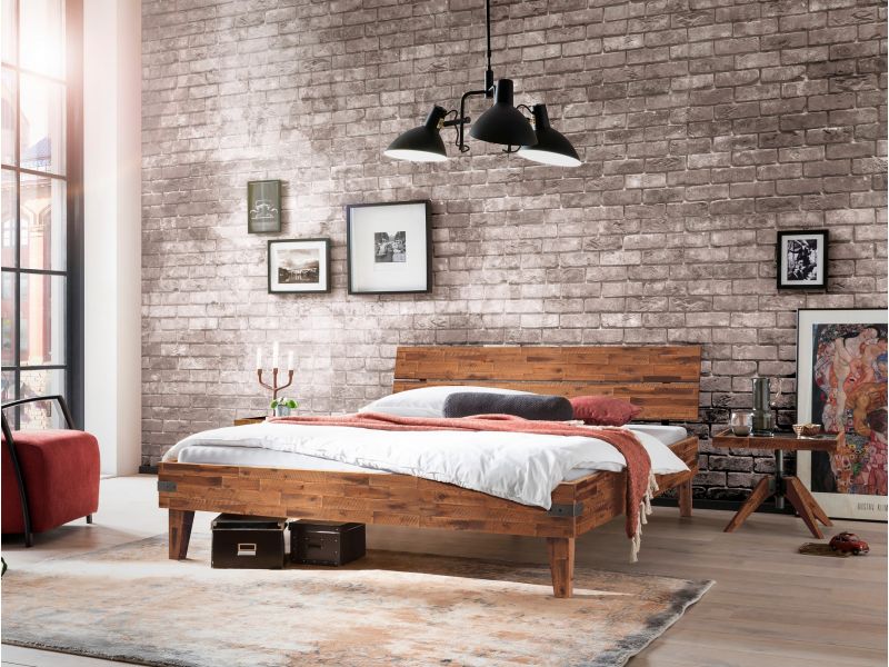 HASENA - Lit Aloa en Acacia massif