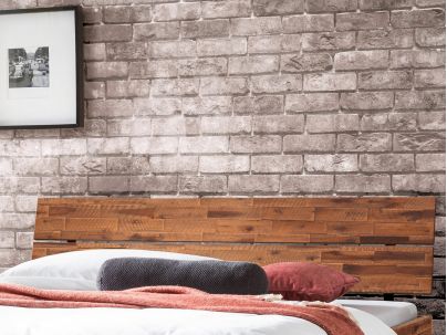 Lit Aloa en  bois de Acacia massif fabriqué par Hasena