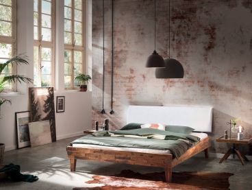 Lit Golea en  bois de Acacia massif fabriqué par Hasena