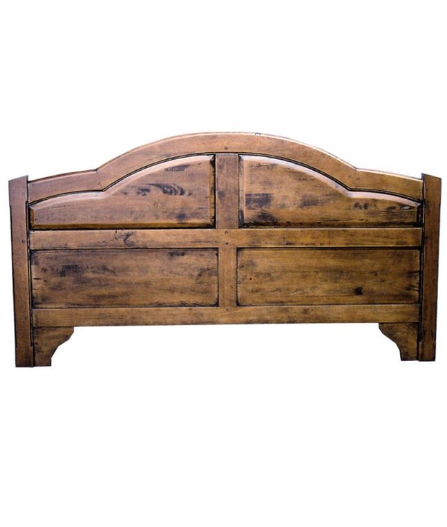 Tête de lit Rustic en hévéa massif de qualité. Meuble en bois massif.