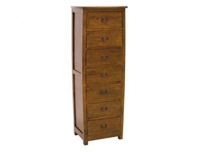 Chiffonnier Satun en hevea massif de qualité. Fabrication artisanale.