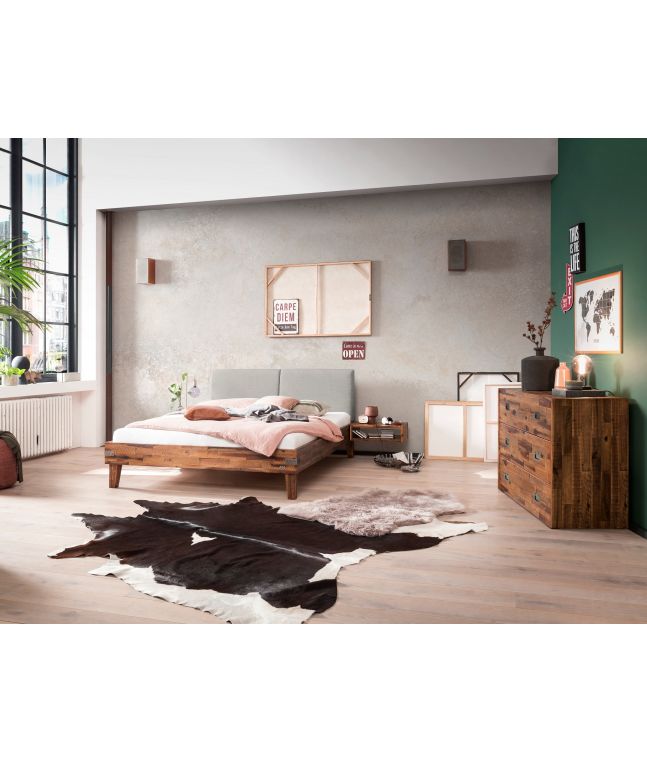 HASENA - Lit Alino en Acacia massif