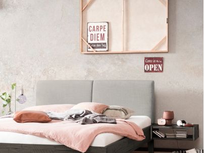 Lit Alino en  bois de Acacia massif fabriqué par Hasena