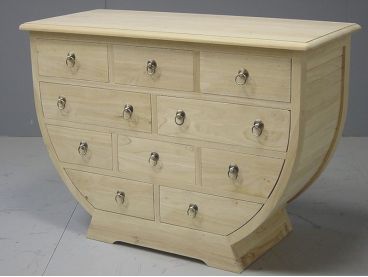 Commode en bois 1/2 Lune