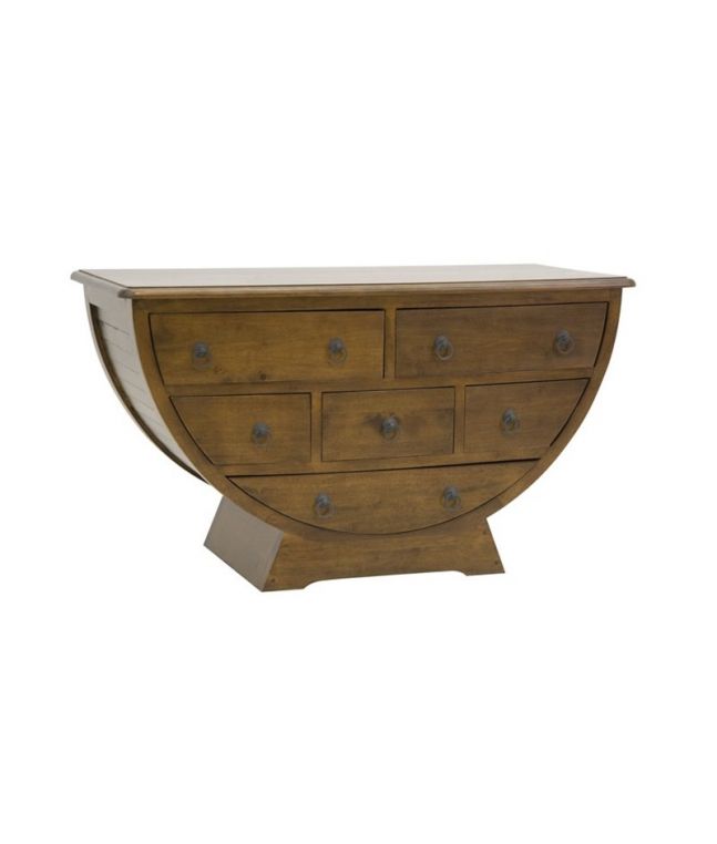 Commode Satun en hevea massif de qualité. Meuble en bois massif pour la chambre. Le Monde du Lit