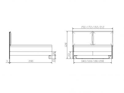 Lit Boxspring Celina de la marque Hasena | Le Monde du Lit