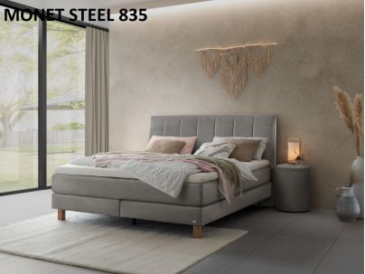 HASENA - Lit Boxspring Reina Chêne Massif