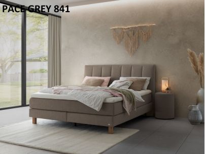 Lit Boxspring Reina en chêne massif de la marque Hasena | Le Monde du Lit