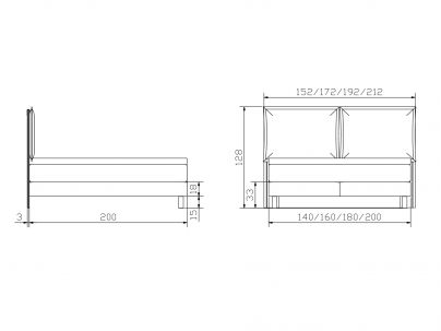 Lit Boxspring Bonita en chêne massif de la marque Hasena | Le Monde du Lit