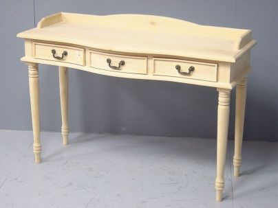 Bureau Venise 2 en hevea massif de qualité. Fabrication artisanale.