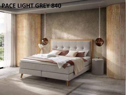 HASENA - Lit Boxspring Marisol Chêne Massif