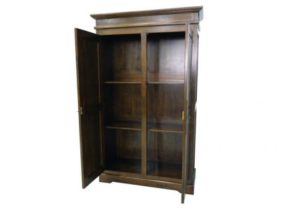 Armoire Rustic3 en hevea massif de qualité. Meuble en bois massif pour la chambre. Le Monde du Lit