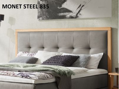 Lit Boxspring Cecilia en chêne massif de la marque Hasena | Le Monde du Lit