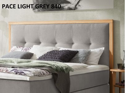 Lit Boxspring Cecilia en chêne massif de la marque Hasena | Le Monde du Lit