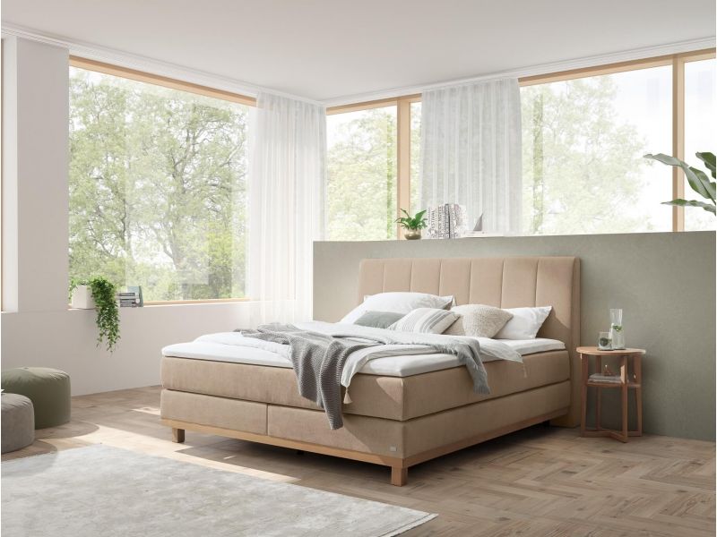Lit Boxspring Estela fabriqué par Hasena