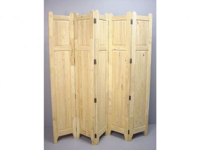 Paravent Colonial 2 en hevea massif de qualité. Fabrication artisanale