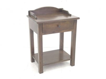 Chevet Campagne en hévéa massif de qualité. Meuble en bois massif pour la chambre. Le Monde du Lit