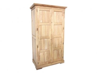 Armoire Campagne en hevea massif de qualité. Meuble en bois massif pour la chambre. Le Monde du Lit