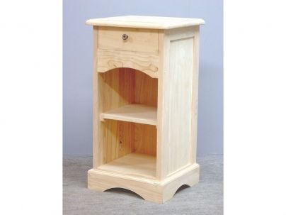 Chevet Campagne2 en hévéa massif de qualité. Meuble en bois massif pour la chambre. Le Monde du Lit