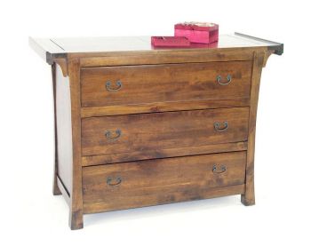 Commode en bois Yala, 3 tiroirs