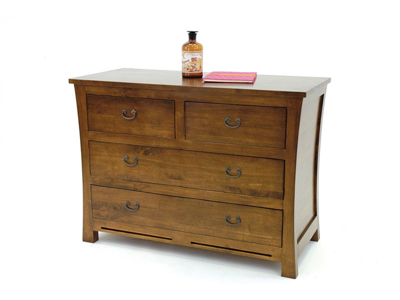 Commode Lampang en bois d'hévéa massif haut de gamme Commode Lampang en bois d'hévéa massif haut de gamme