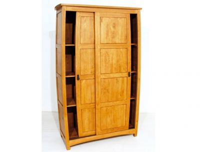 Armoire Satun en hevea massif de qualité. Meuble en bois massif pour la chambre. Le Monde du Lit
