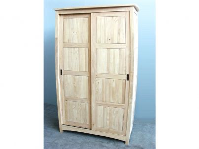 Armoire Satun en hevea massif de qualité. Meuble en bois massif pour la chambre. Le Monde du Lit