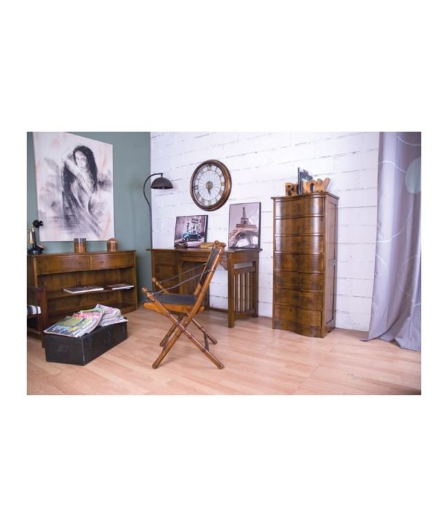 Chiffonnier Sinja en hevea massif de qualité. Fabrication artisanale.