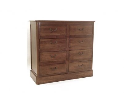 Commode Country8 en hevea massif de qualité. Meuble en bois massif pour la chambre. Le Monde du Lit