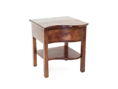 Chevet Sinja2 en hévéa massif. Meuble en bois massif pour la chambre. Le Monde du Lit