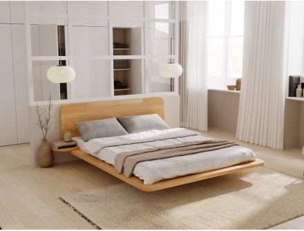 Lit Hortensia en hêtre massif