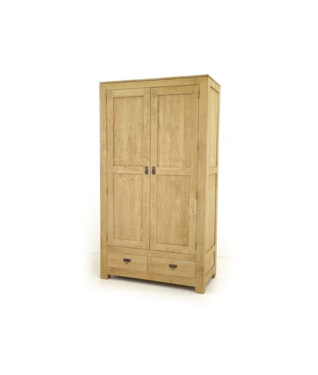 Armoire Bangkok 2 portes 2 tiroirs 110 cm