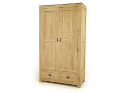 Armoire Bangkok 2 portes 2 tiroirs 110 cm