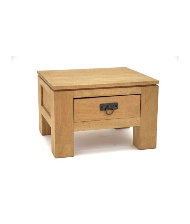 Chevet Bangkok en hévéa massif de qualité. Meuble en bois massif pour la chambre. Le Monde du Lit