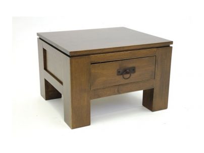 Chevet Bangkok en hévéa massif de qualité. Meuble en bois massif pour la chambre. Le Monde du Lit