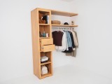 Dressing 1 colonne sur mesure et personnalisable en bois massif - Le Monde du Lit