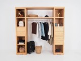 Dressing 2 colonnes sur mesure et personnalisable en bois massif - Le Monde du Lit