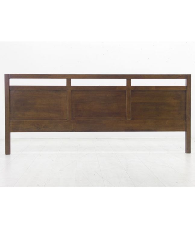 Tête de lit Bangkok en hevea massif de qualité. Fabrication artisanale