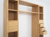 Dressing 2 colonnes sur mesure et personnalisable en bois massif - Le Monde du Lit