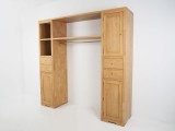 Dressing 2 colonnes sur mesure et personnalisable en bois massif - Le Monde du Lit